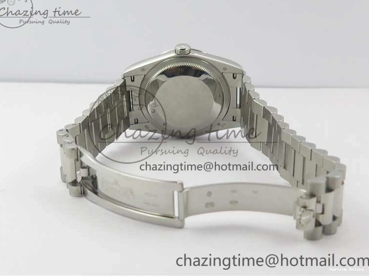 1218 Day-Date 36 SS 128239 Bp Maker Best Edition Black Dial on President Bracelet TimelessDesign 3151